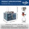 Jewelry Vacuum Casting Machine - Limited-Time 10% OFF 3-in-1 Gold Melting, Vacuum Investing & Casting All-in-One Unit with 3 CFM Pump