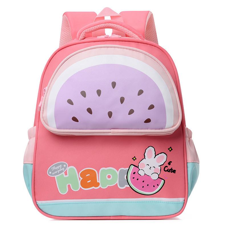 Adorable Trendy Kindergarten Backpack For Girls Cute Nylon Cartoon Design