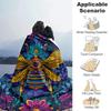 1pc Bee Printing Lightweight Flannel Blanket, Comfortable and Warm Blanket, for Camping Sofa Bed and Couch Office, Suitable for Gift Blankets