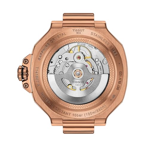 Tissot T-Race Watch with Rubber Strap and Black Dial, Officially Imported, Model T1418073705100