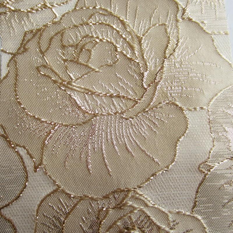 Big Rose Jacquard Brocade Fabric European Style Satin Brocade Cloth DIY Coat Bag for Apparel Project Clothing Supplies