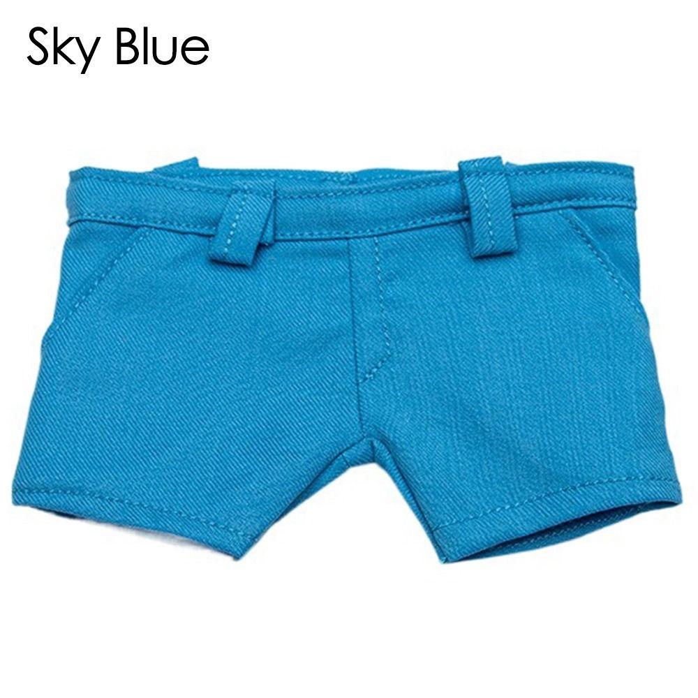 20cm Doll Fashion Jeans Pants Shorts Cotton Doll Suit Pants Trousers Clothes For Casual Wears Accessories Kids Toys