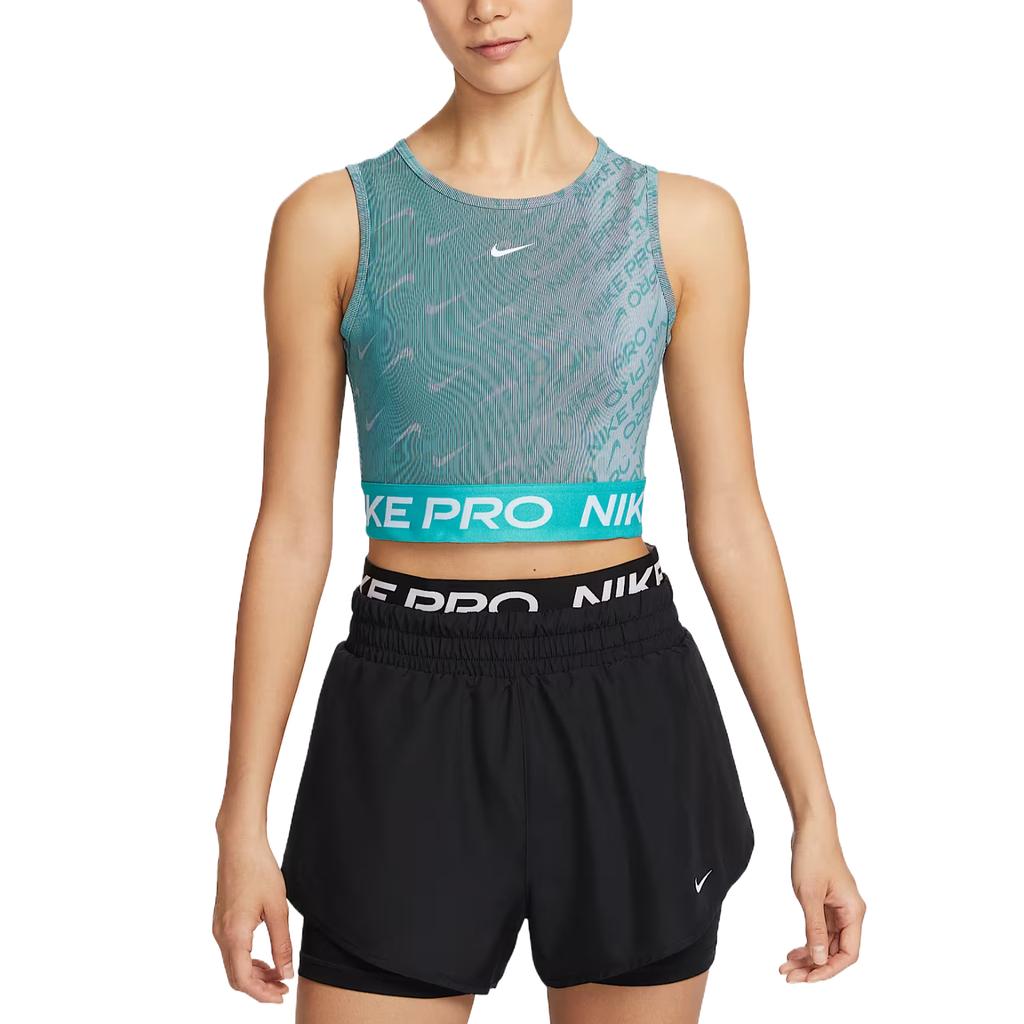 Nike Dri Fit Sport Vests Women's Cactus Green/Smoke Blue/White HQ5684-345