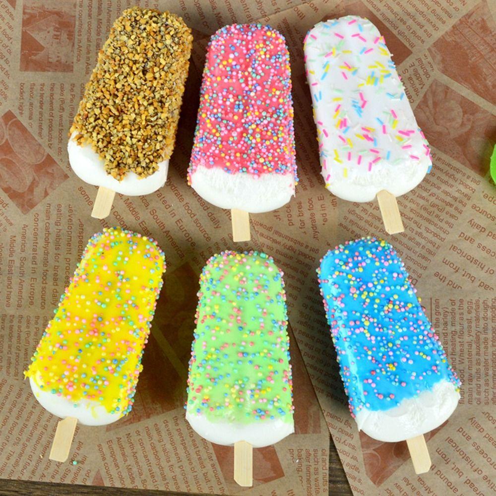 Handmade Ice Cream Model PU Kids Toys Can be Placed Decoratio Props Home Decoration