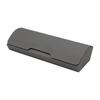 Tccase Glasses Case Hard Stylish Women's Men's Synthetic Leather Magnetic Closure PC Glasses Reading Glasses Gray Gift Present MF-20-10