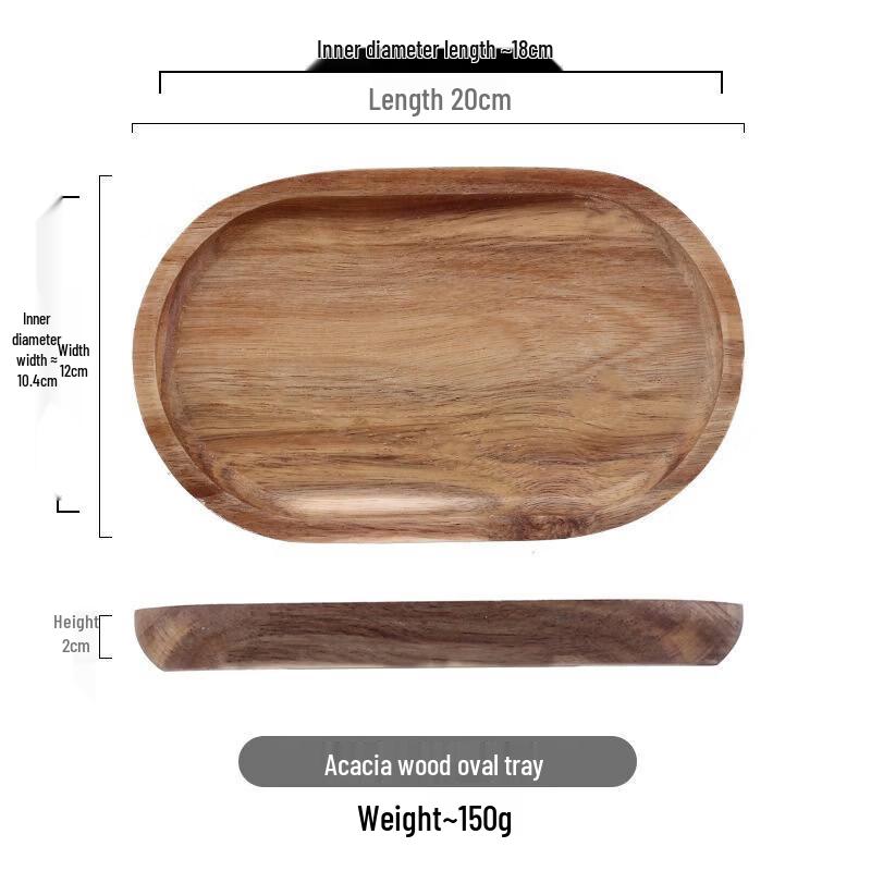 Japanese Style Wooden Rectangular Tray
