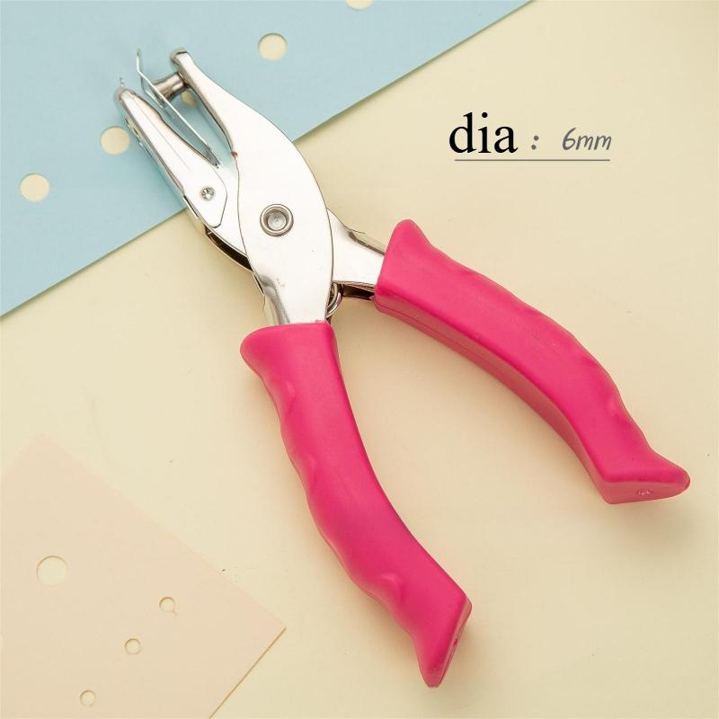 1Pc Heavy Duty Single Hole Punch for Crafting Precision Soft Grip Hole Paper Puncher Scrapbook Craft Tool