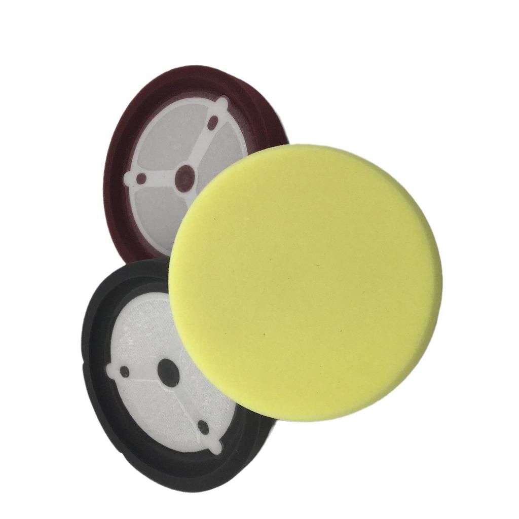 Micron 7" 2nd Gen Car Polishing Pad - American Cotton Sponge for Scratches & Waxing