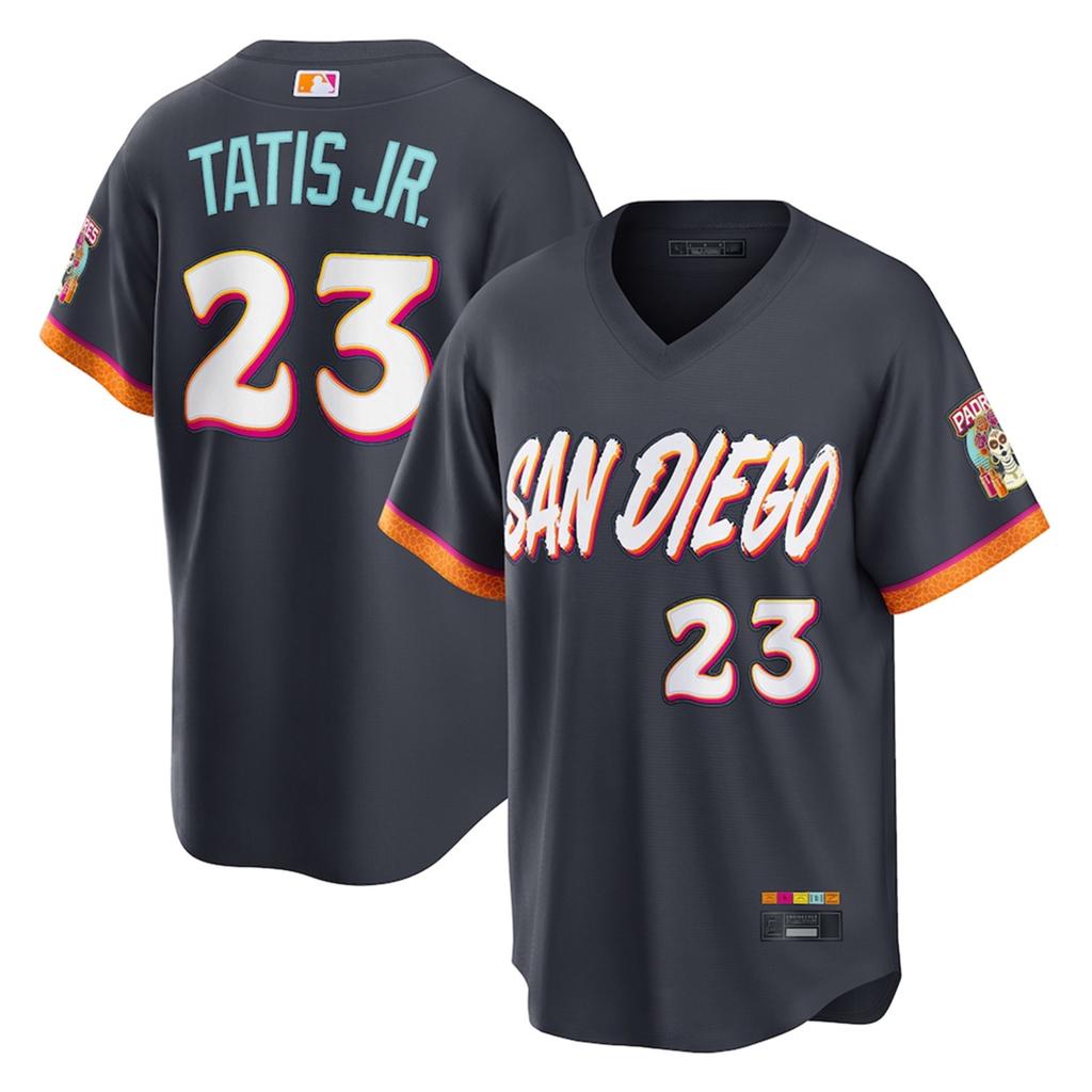 San Diego Padres 23 Tatis Jr. Trikot – Atmungsaktives Schnelltrocknendes Baseballtrikot