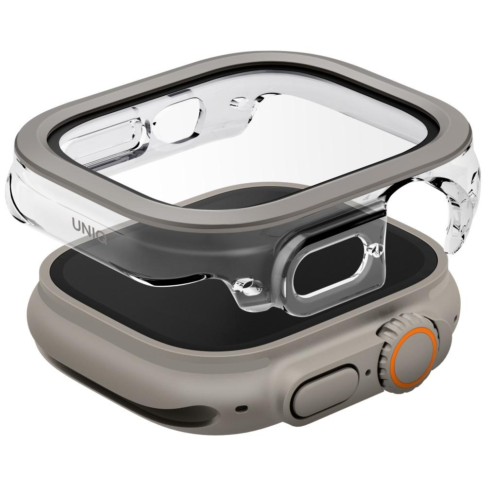 UNIQ Voute Case for Apple Watch Ultra 49mm Tempered Glass Silver