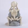 Unique Halloween Skull Tombstone Funny Tombstone Statues Skeleton Tombstones Decoration  Gift