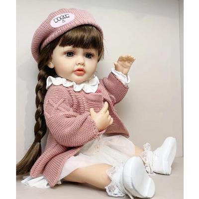 Реалістична принцеса Reborn Baby Dolls Girl Full Silicone Vinyl 22 in Baby Doll Toys зроблені з KEIUMI Дитячі подарунки на день народження