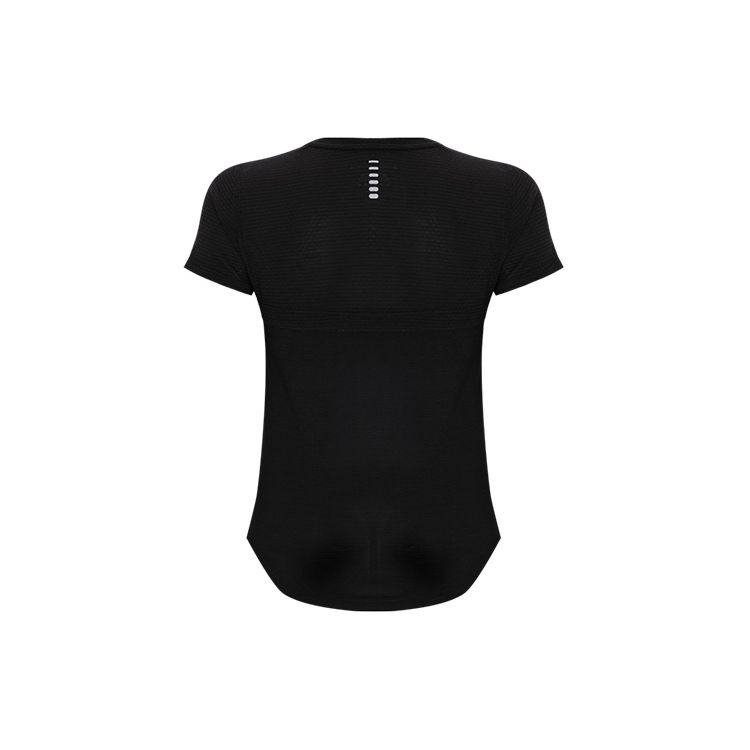 Under Armour Casual Running T-Shirt Women Tops Black 1361371-001
