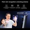 Smart Lock 2.4Ghz WiFi Keyless Entry   Handle Waterproof Aluminum Biometric     App for 40-120mm Thickness   Home Bedroom Door