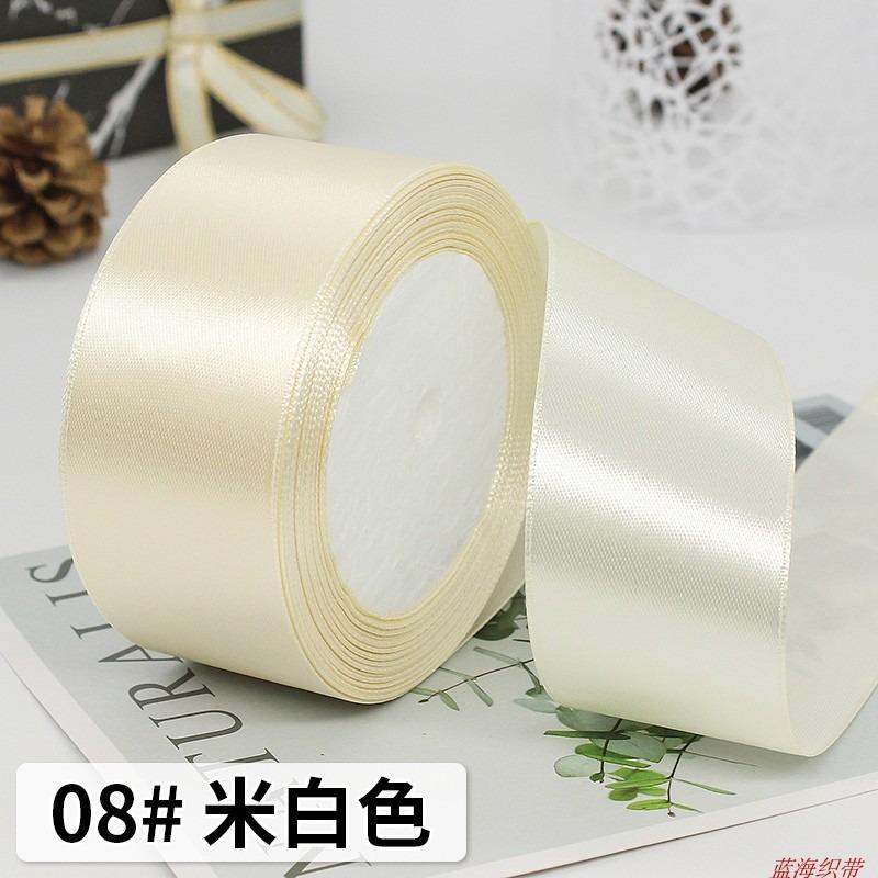 25Yards/Roll 40mm Silk Satin Ribbons for Clothing Satin Fabric Crafts Bow Handmade Gift Wrap Party Wedding DIY Decorative