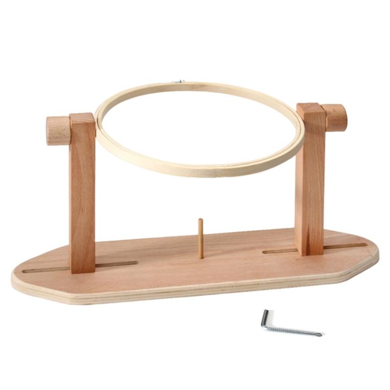 Wood Craft Frame Holder For Handmade Sewing Projects With Smooth Surfaces