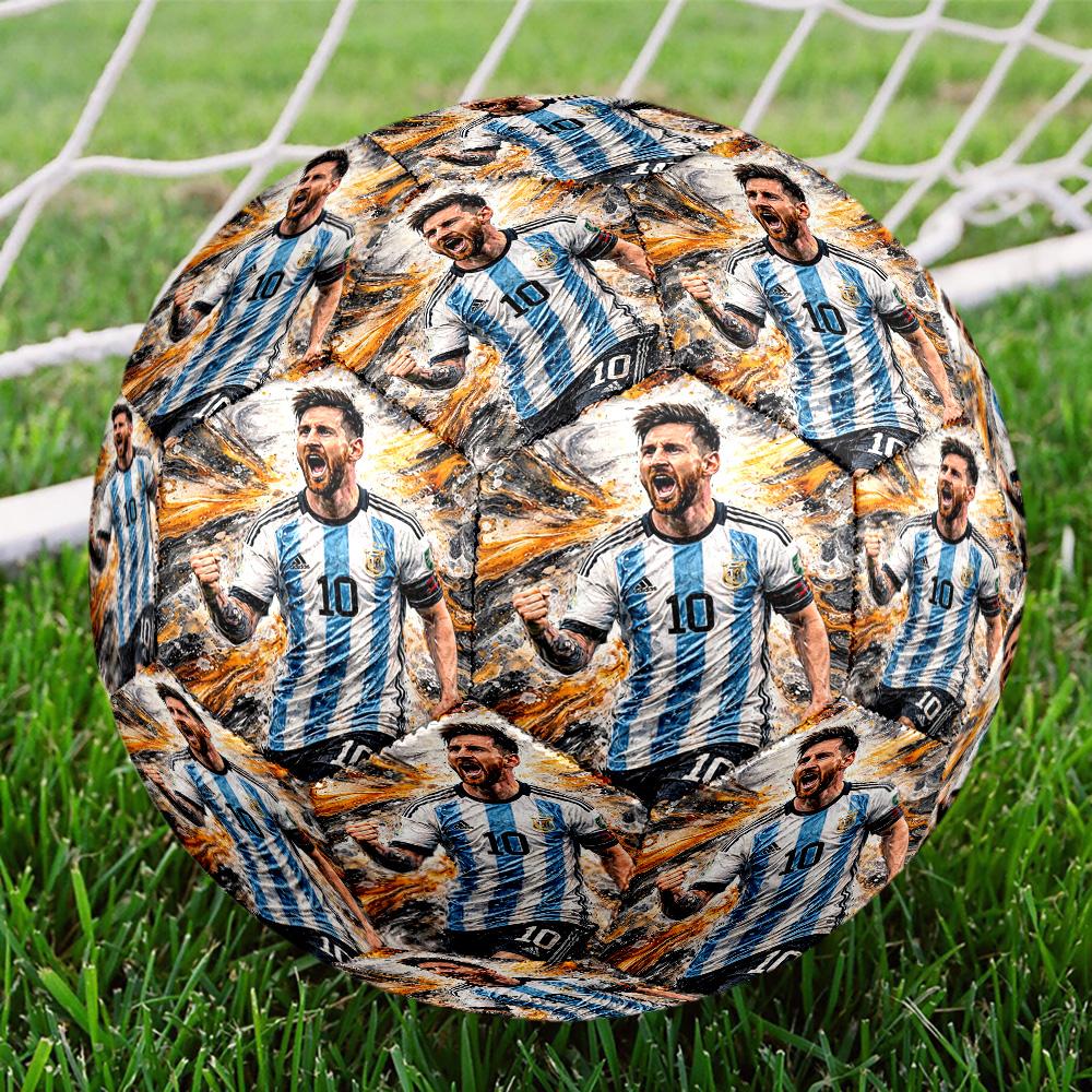 Messi 10 Number Number Football Jersey Print Size 5 Soccer Football Machinestitched Indooroutdoor Training And Matches Sports Enthusiast Gifts