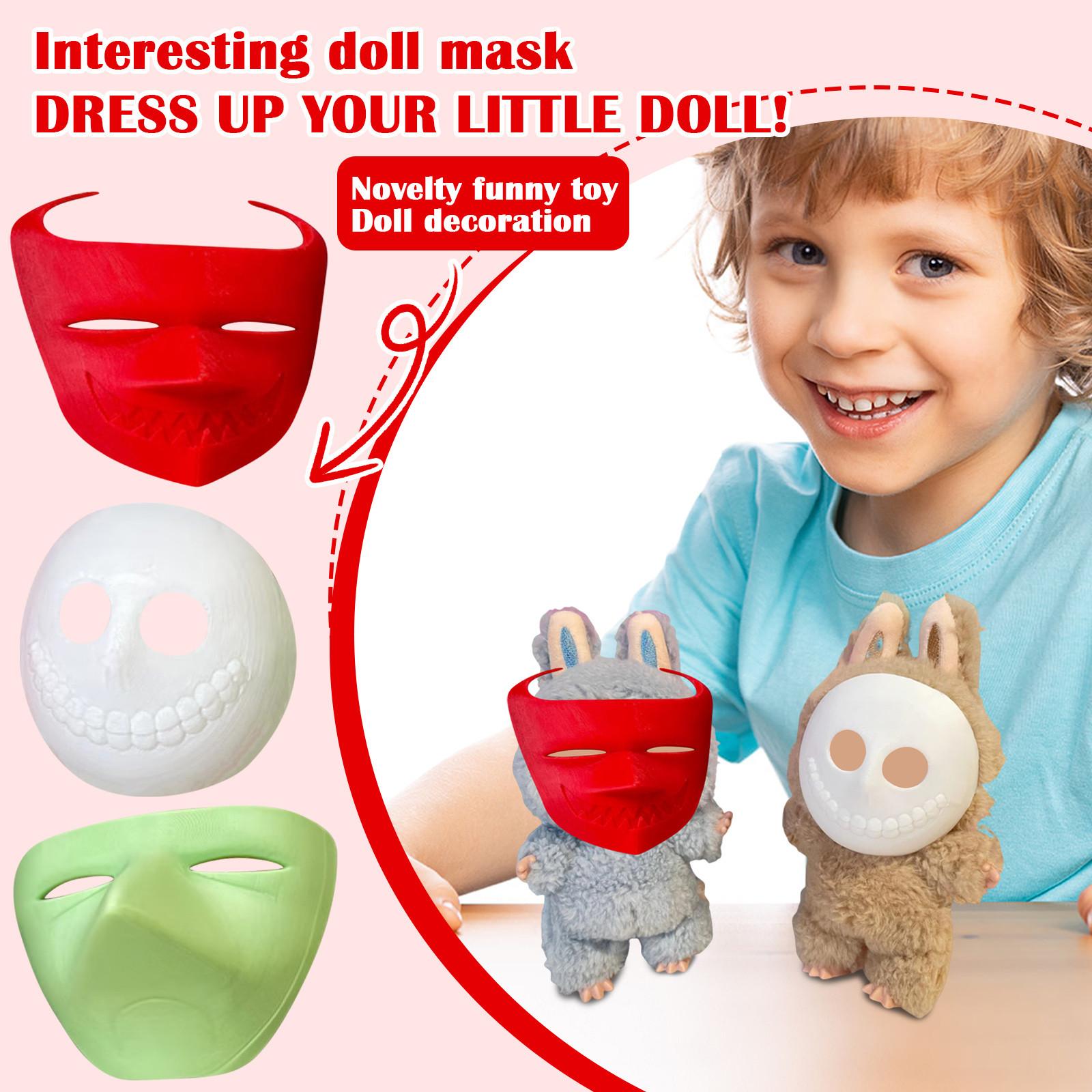 

Plush Doll Masks To Create A Spooky Trick Or One Size зелёный