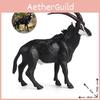 Simulated Wild Animal Antelope Elk Horned Horse Model Ornament Toy Children