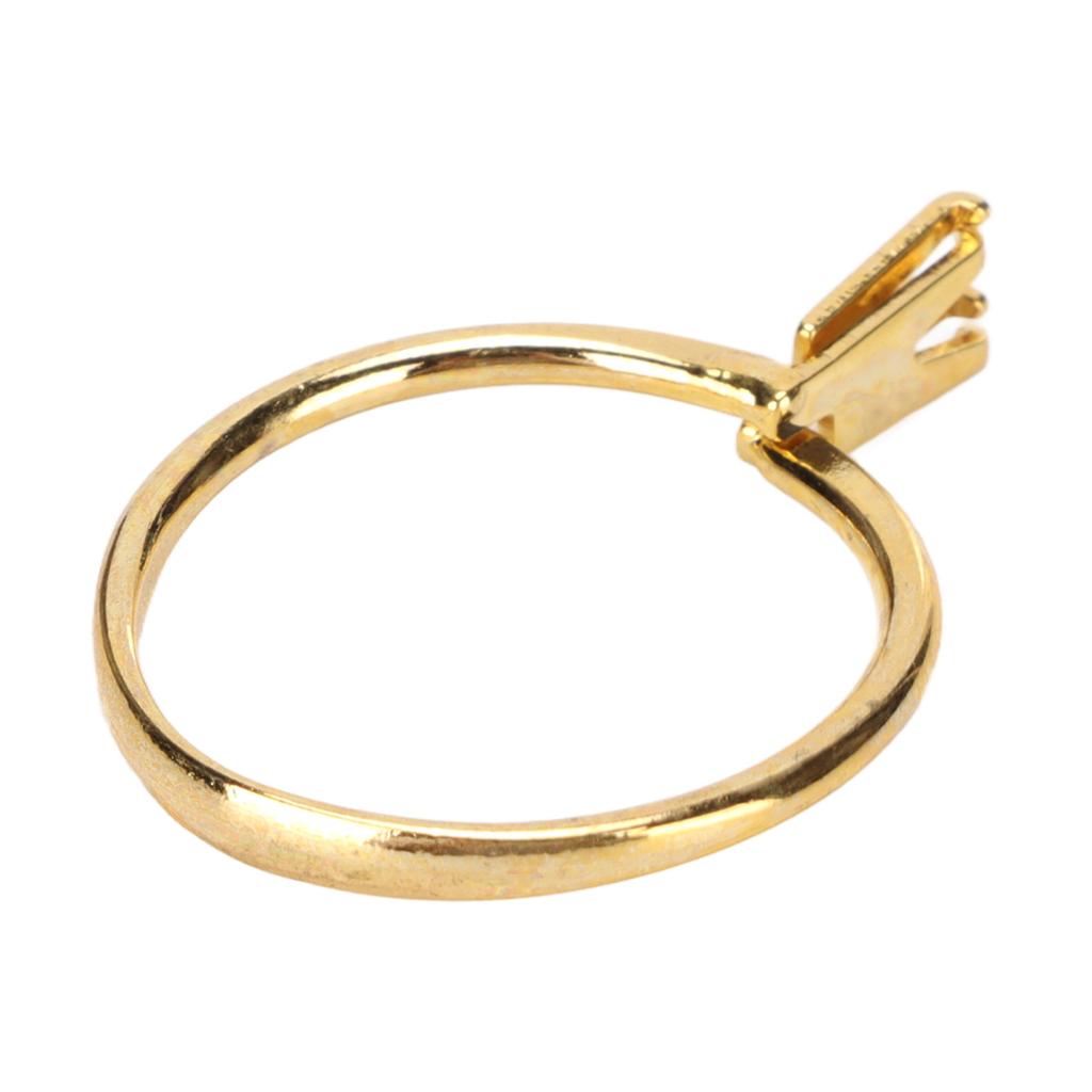 Blank Ring Base Steel Short Four Claws Exquisite Glossy Lightweight Finger Rings Components for DIY