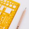 Professional Architectural Template Ruler Drawing Stencil Measuring Tool Student