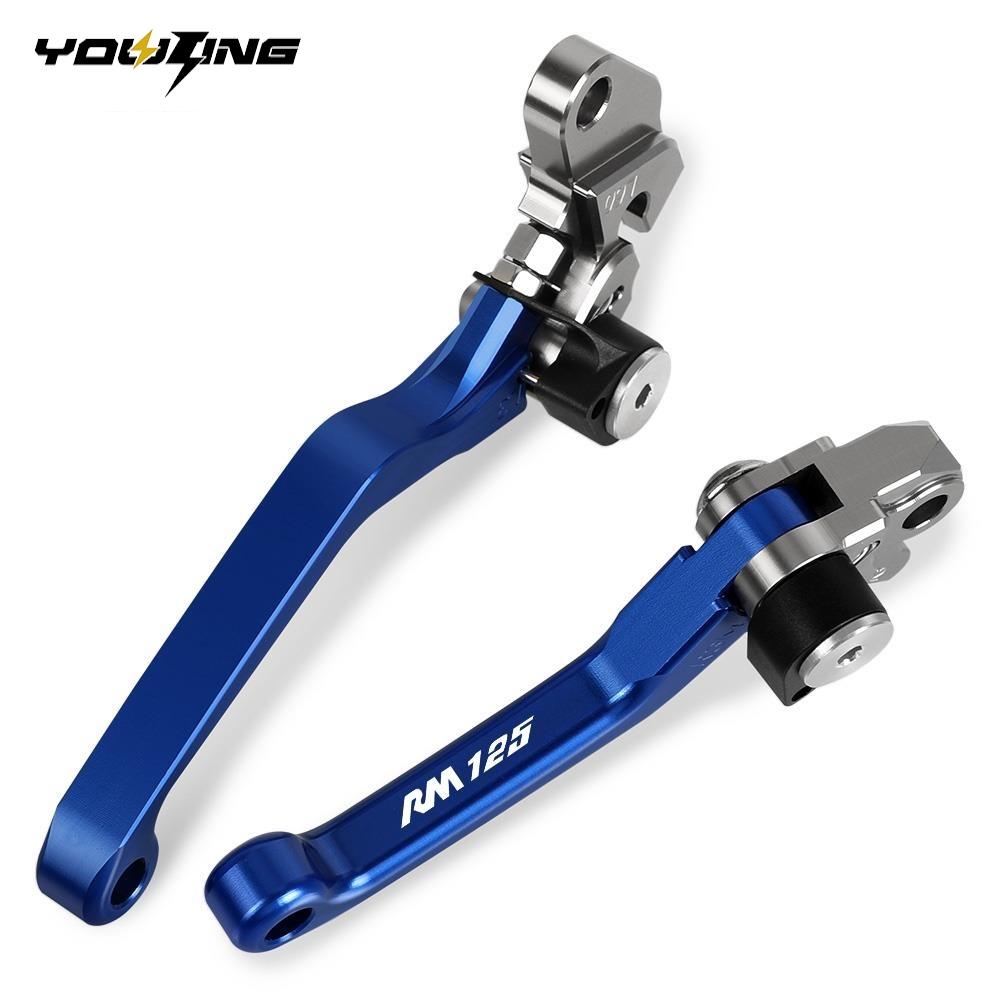 RM 125 For SUZUKI RM125 2004 2005 2006 2007 2008 Motorcycle Accessories Motorcoss Dirt Bike Pivot Foldable Brake Clutch Levers