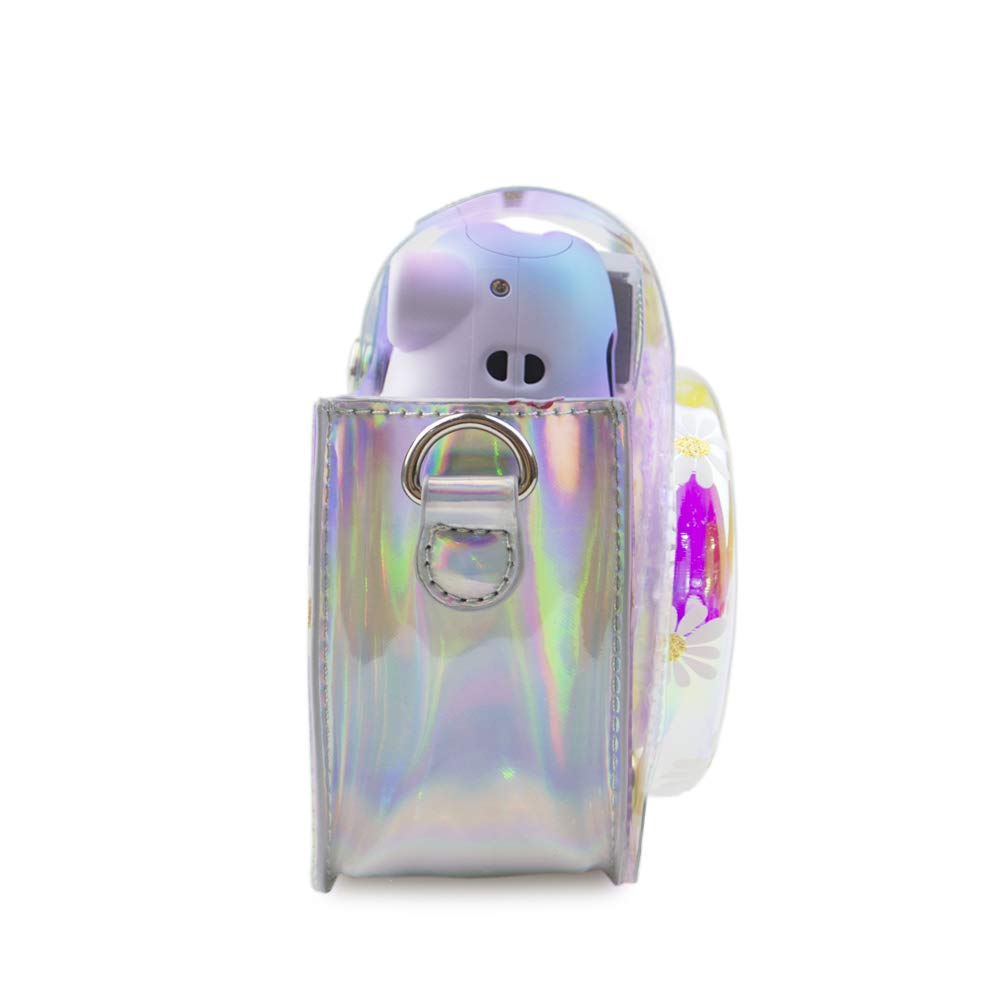 Kinokoo Cheki Fujifilm Cheki Instax Mini11 Case Instax Mini11 Camera Case Cheki Protective Case with Shoulder Strap Case, (TMF Gray)