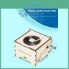 Wooden Assembly Hand Cranked Music Box Children Puzzle Toy Set For Childrens Educational Activities