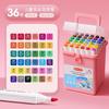 Mark Pen 24 Colors, Primary School Watercolor Pen 48 Colors, Art Supplies Brushes, Children's Safe and Non-toxic Double-ended Watercolor Pen
