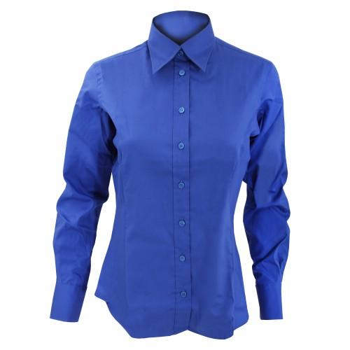 Kustom Kit Ladies Corporate Long Sleeve Oxford Shirt