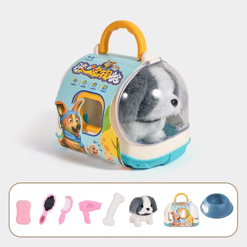 

Нова електронна іграшка для домашньої собаки, що гуляє, інтерактивна собака, плюшеві ляльки, вібраційні автоматичні рухомі електричні цуценя, подарунок для дітей