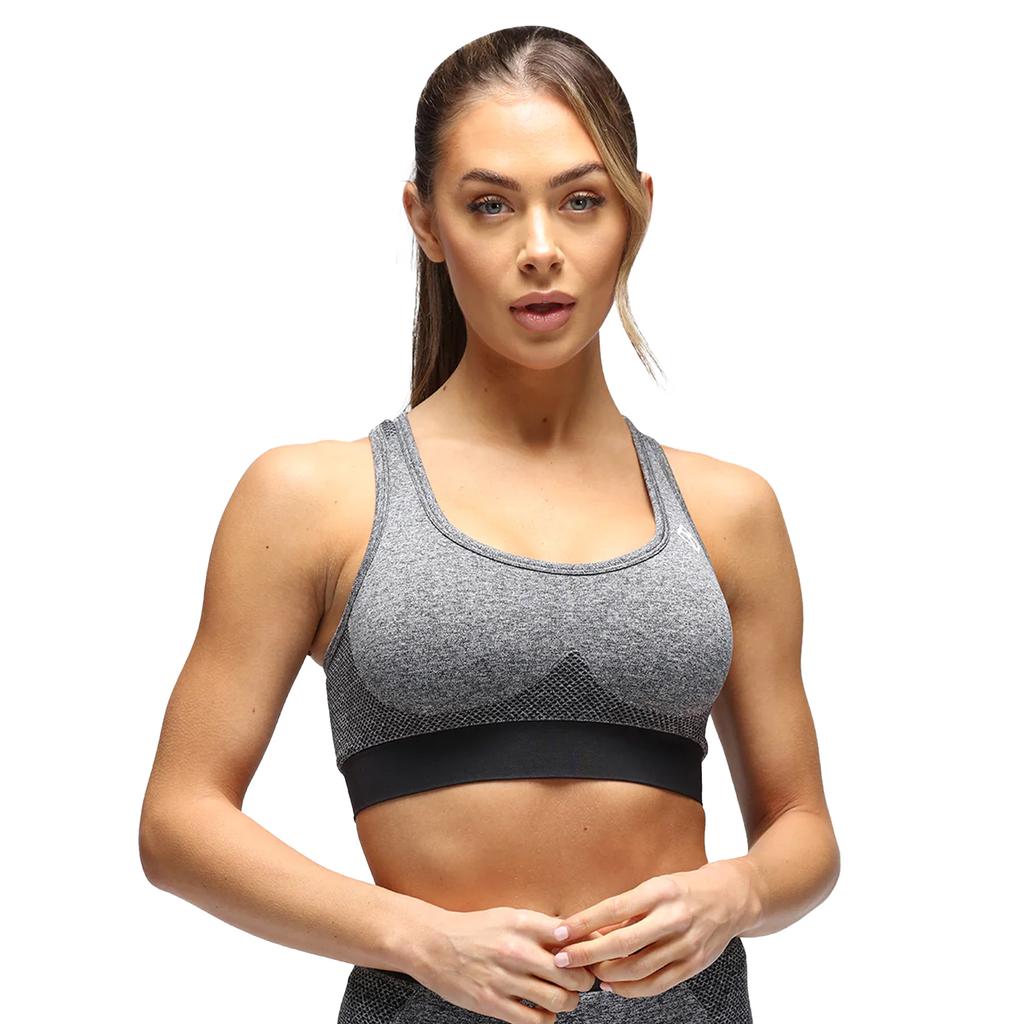 TriDri Womens/Ladies Sculpted Melange Seamless 3D Sports Bra