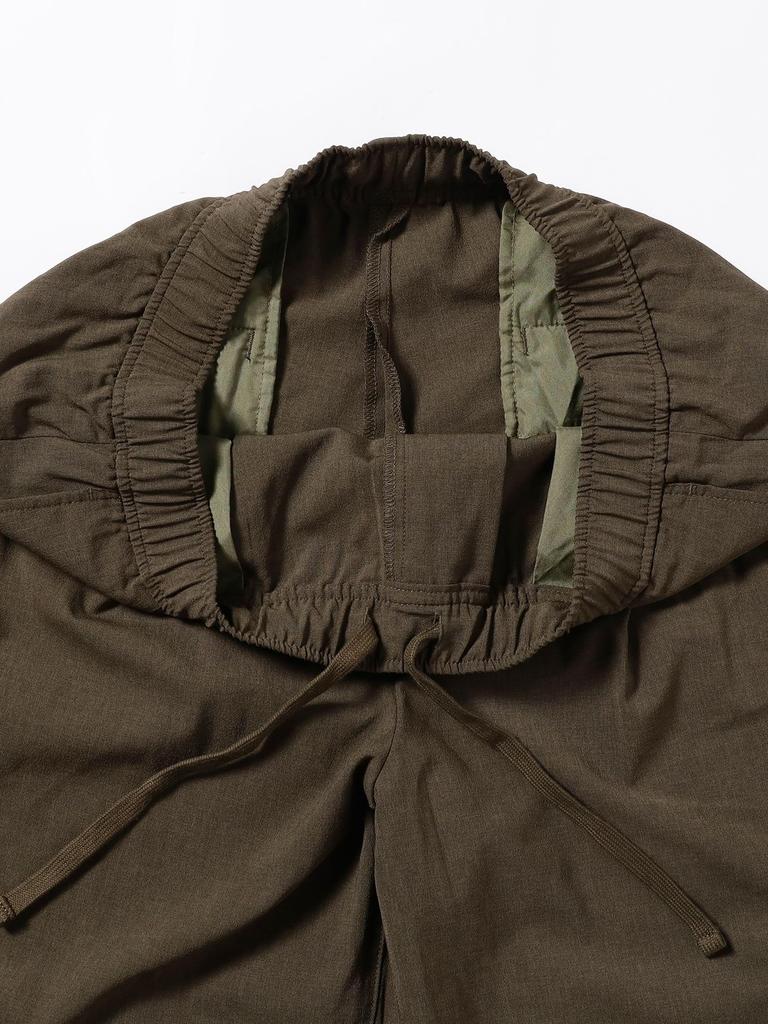 Beams Painter Dry 2-Pleat Easy Pants, Men's, Olive, Size S, 11241790803