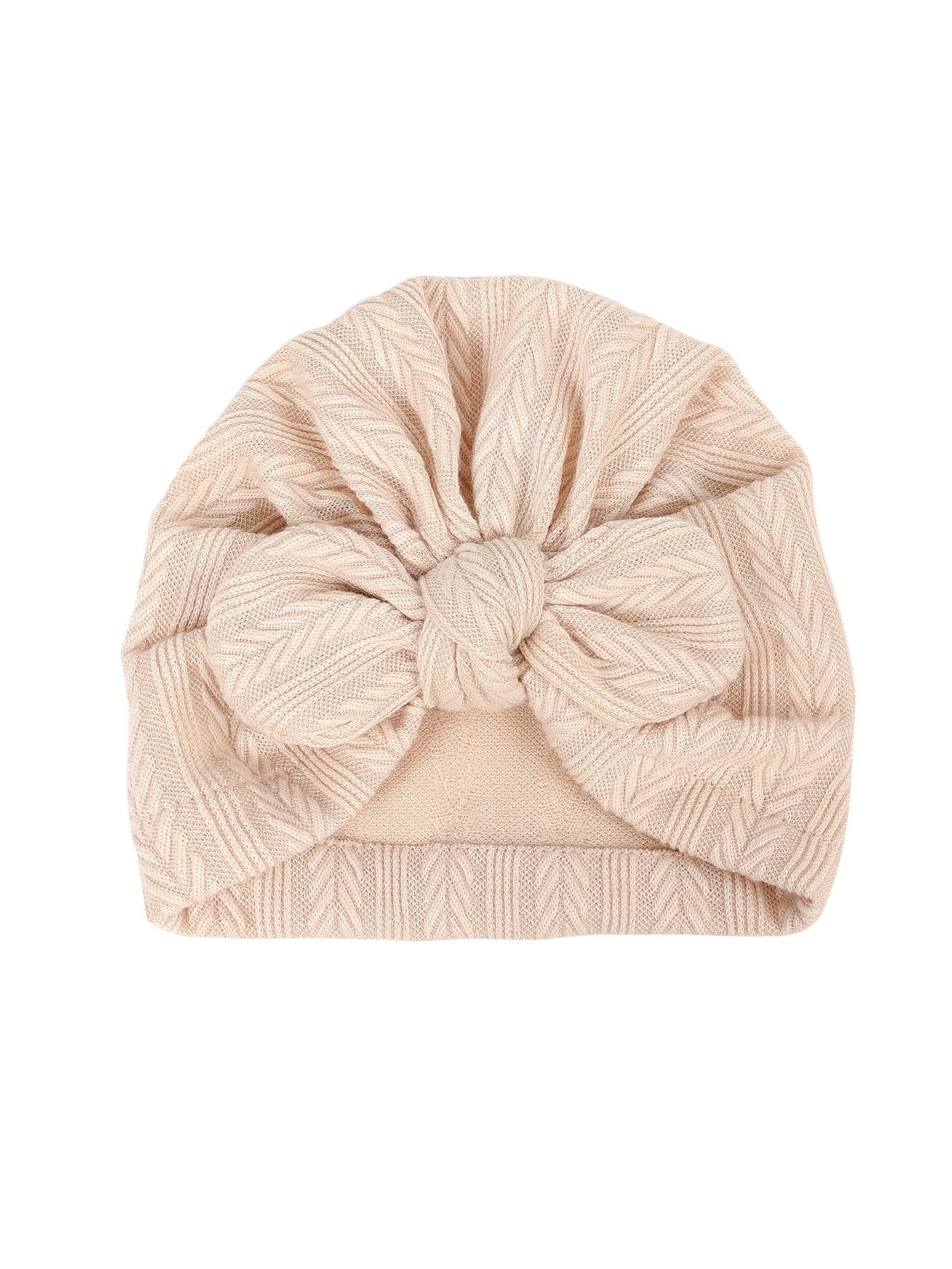 

European Style Baby Hat with Bowknot Bunny Ears for All Seasons One Size