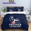 Premier League Pattern Bedding Quilt Set  Home Decoration  Gift (1 * Duvet Cover + 2 * Pillowcase  Without Core)