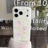Korean Style Ins Cute Soft Crystal Lily Flower Phone Case for iPhone 17ProMax 15 16Pro 14 Full Coverage Double Layer High Value