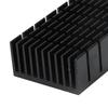 2-Piece Heatsink, Black Groove Heat Dissipation Plate, Cooling Fins, Aluminum, Thermal Runaway Prevention, Heat Dissipation Module, 120x40x20mm,