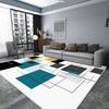 Modern Geometric Carpet Flannel Living Room Home Luxury Nordic Decor Home Large Area Mat Bedsdie Washable Bedroom Rug Lounge