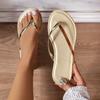 New Style Single-soled Beach Casual Flat Women's Shoes, Sandals, Slippers