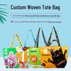 Custom Printed PP Woven Tote Bag with PE Coating