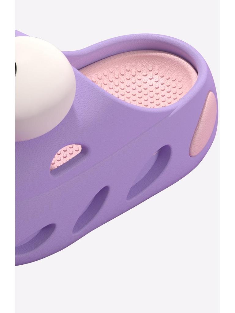 Kinder Sommerslipper: Süßes Design mit großen Augen, Weiche EVA-Sohle, Für drinnen und draußen, für Mädchen und Jungen