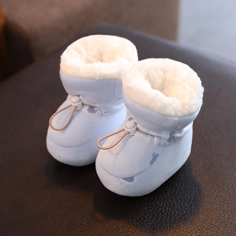 Warm Infant Toddler Crib Snow Boots Soft Comfortable Infant Girls Boys Anti-Slip Socks  Newborn Baby Shoes