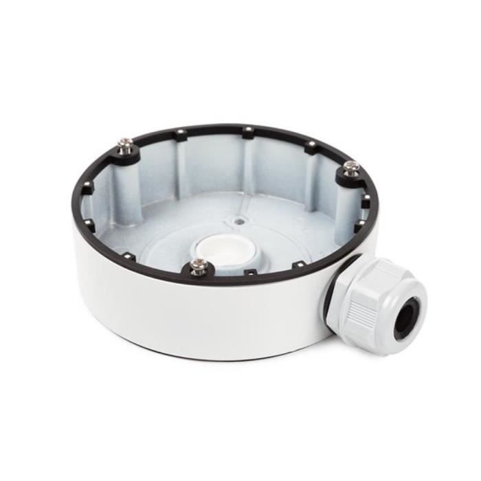 Boîte de jonction pour ECAMIP101 - EtiamPro - dimensions: Ø 126.7 x 35 mm - matériel: aluminium
