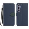 For Samsung Galaxy S25+ Leather Magnetic Case Detachable Wallet Phone Cover with Hand Strap