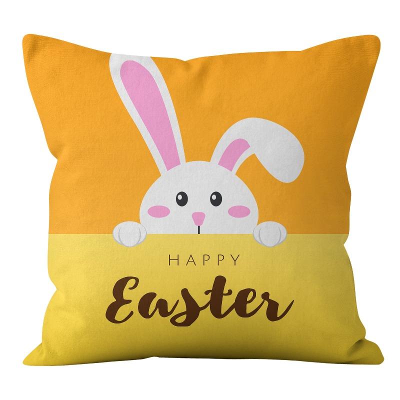 Easter Bunny Pillow Cover Home Pillow Cushion Cover
