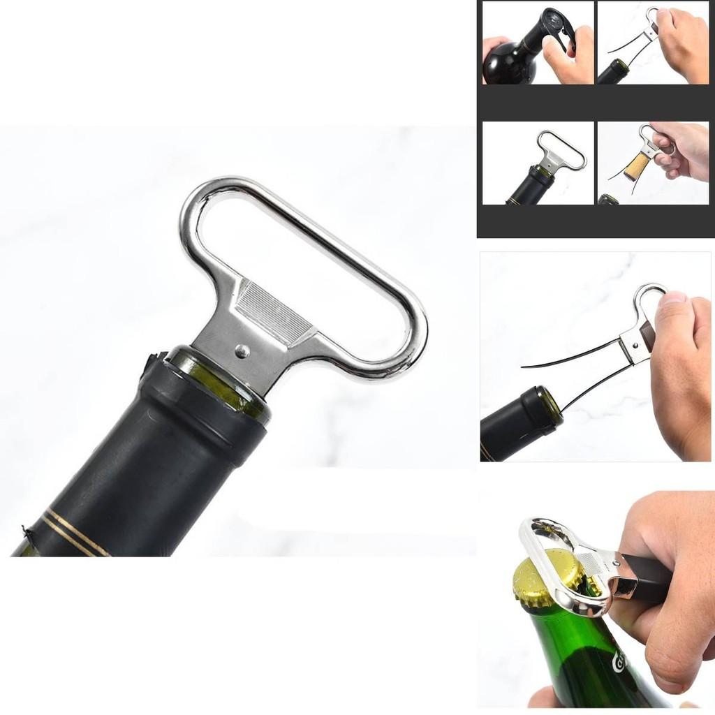 Modern Stylish Wine And Beer Bottle Opener Elegant Corkscrew For Effortless Opening