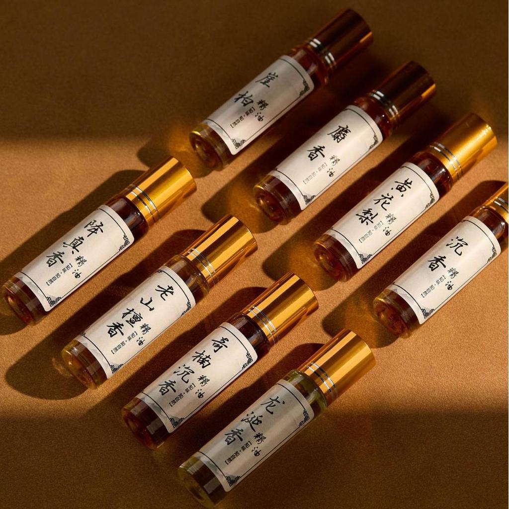 Qinan Agarwood & Sandalwood Aromatherapy Oil - Long-lasting Huanghuali Fragrance
