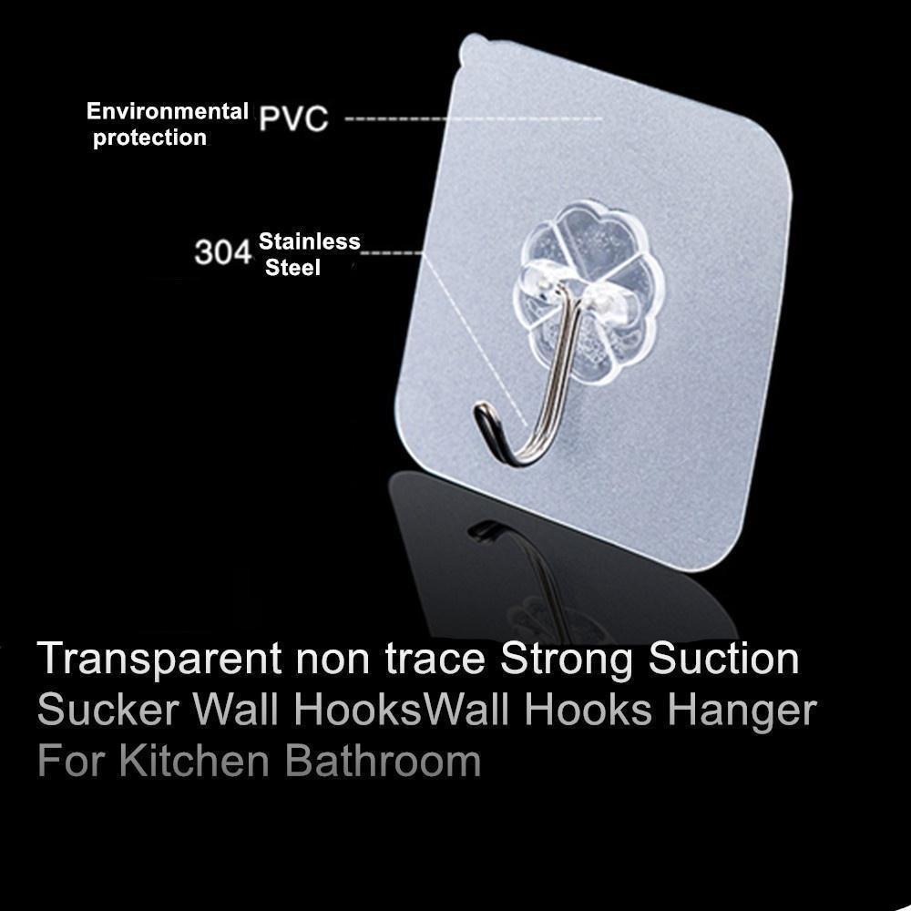 

Многоразовые липкие настенные крючки для кухни и ванной комнаты 10 шт. 1pcs