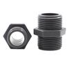 5pcs Grey PVC Nipple Connector 1/2" 3/4" 1" PVC Pipe Connector Garden Irrigation Pipe Fittings Aquarium Water Supply Tube Joints