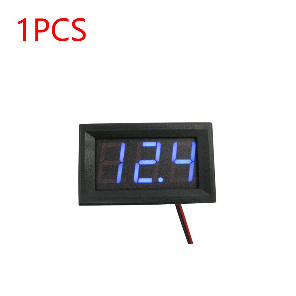 1-5PCS Digital Voltmeter DC 4.5V to 30V Digital Voltmeter Mini Voltage Panel Meter For 6V 12V Electromobile Boat Motorcycle Car